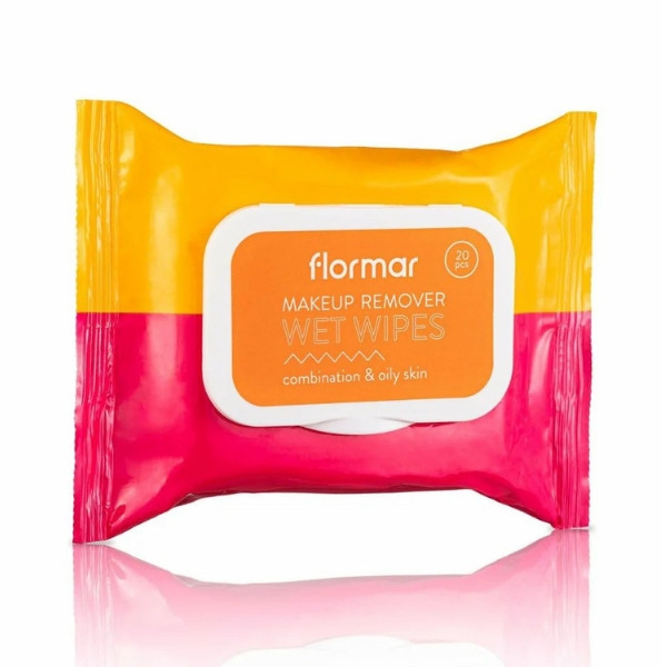 Flormar Makeup Remover Wet Wipes for Oily and Combination Skin
